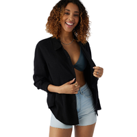 O'Neill Women's Leni Woven Top Front_Flat