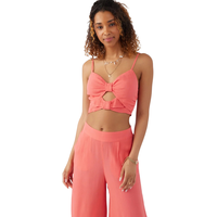 O'Neill Women's Farrah Solid Tank Front_Flat