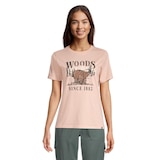 Woods Women's Cayley Tent T Shirt Front_Flat