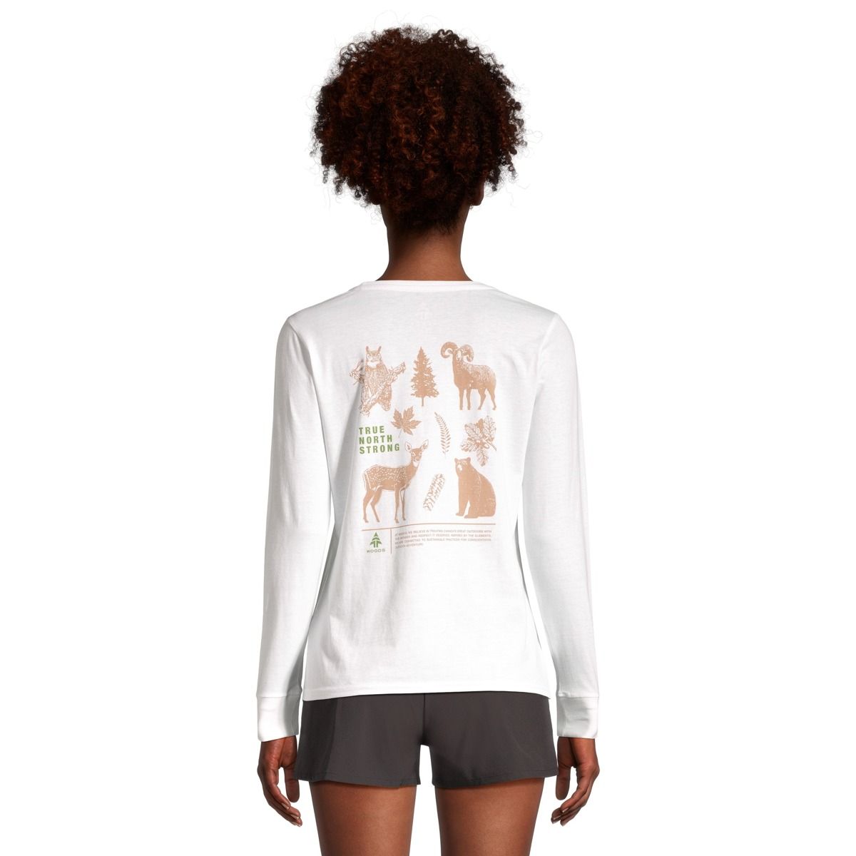Woods Women's Cayley Tree Long Sleeve T Shirt