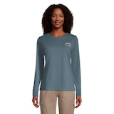 Woods Women's Cayley Tree Long Sleeve T Shirt Front_Flat
