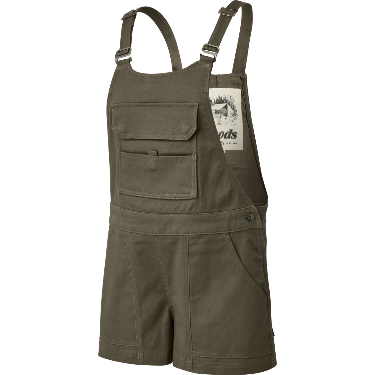 Woods Women's Heritage Overall Shorts