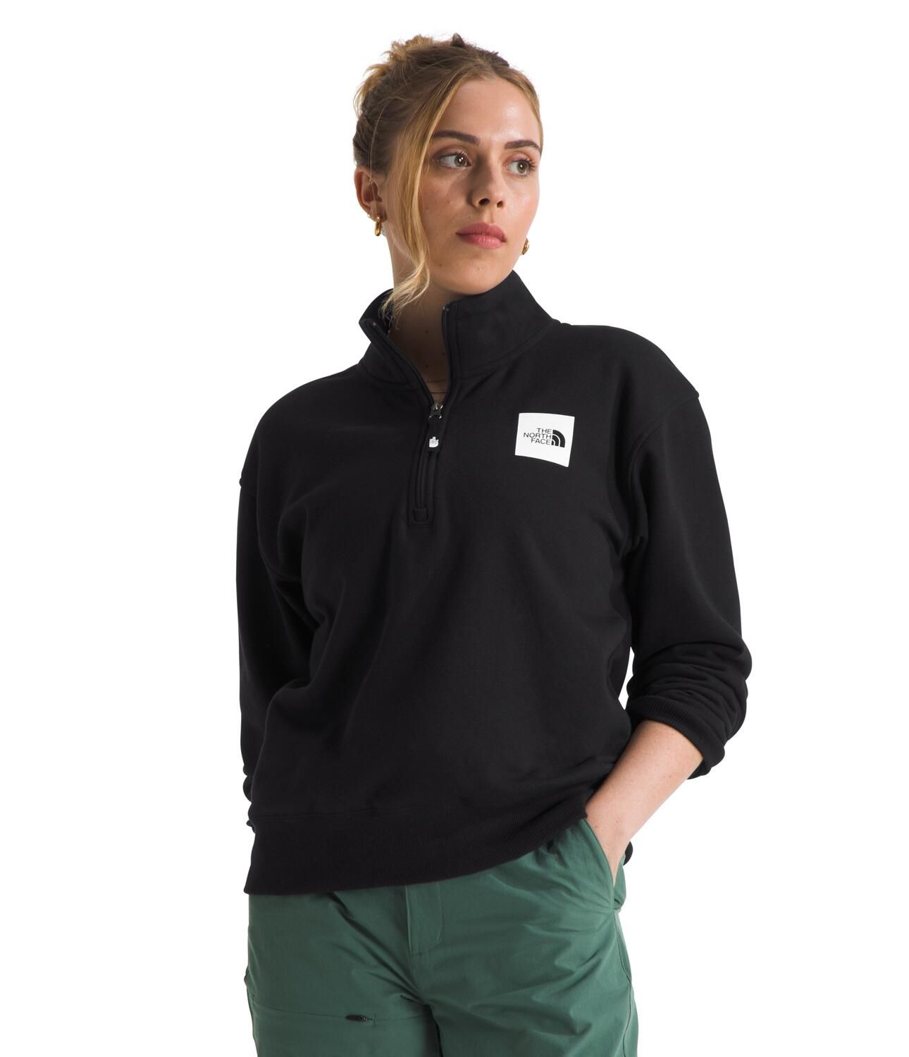 The North Face Women's Box Half Dome Quarter Zip Long Sleeve Top