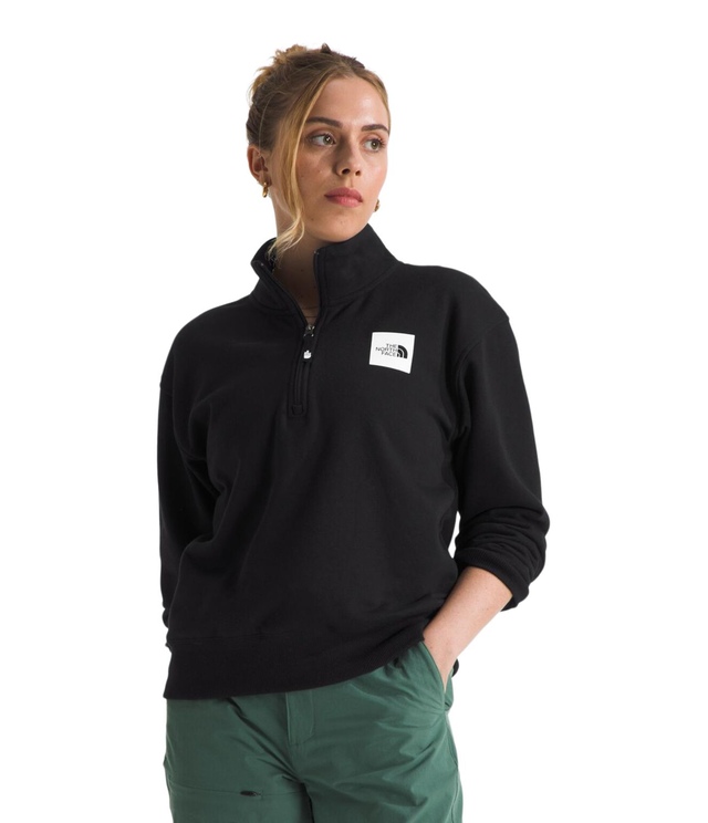 The North Face Women's Box Half Dome Quarter Zip Long Sleeve Top