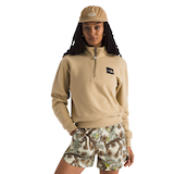 The North Face Women's Box Half Dome Quarter Zip Long Sleeve Top Front_Flat