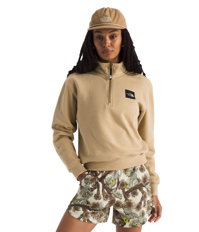 The North Face Women's Box Half Dome Quarter Zip Long Sleeve Top