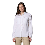 Columbia Women's Silver Ridge Utility Long Sleeve Shirt Front_Flat