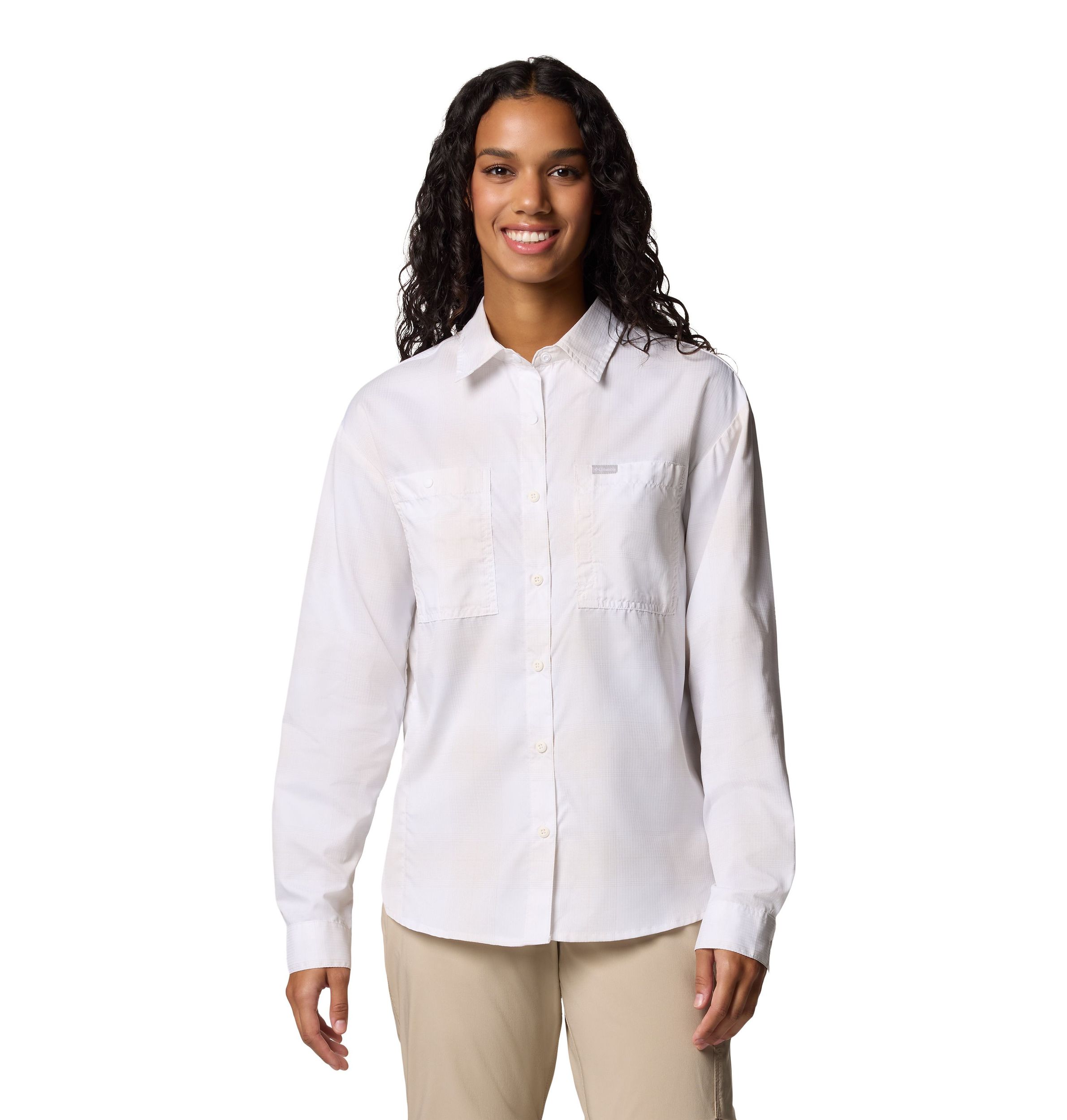 Columbia Women's Silver Ridge Utility Pattern Long Sleeve Shirt