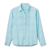 Columbia Women's Silver Ridge Utility Pattern Long Sleeve Shirt Front_Flat