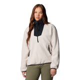 Columbia Women's Sequoia Grove Half Zip Long Sleeve Top Front_Flat