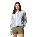 Columbia Women's Brea Falls™ Woven PTN Long Sleeve Shirt Front_Flat