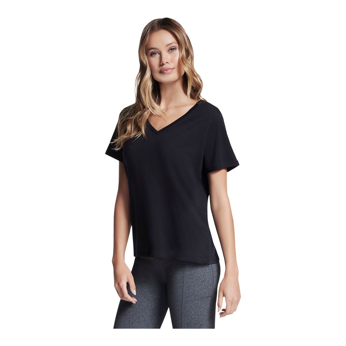 Skechers Women's Pima V-Neck T Shirt