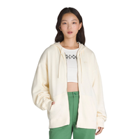 Vans Women's Everyday Oversized Full Zip Hoodie Front_Flat