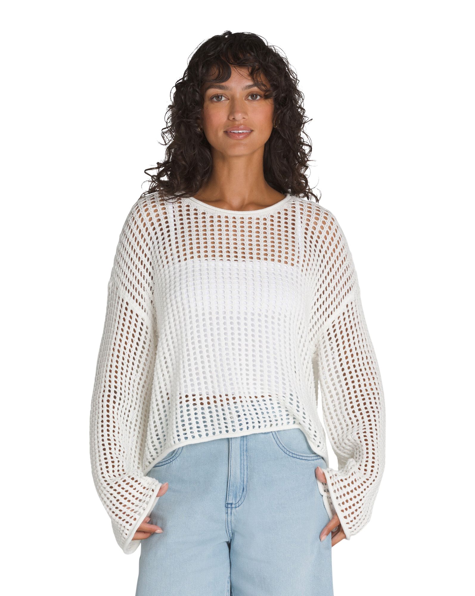 Vans Women's Mila Open Knit Sweatshirt