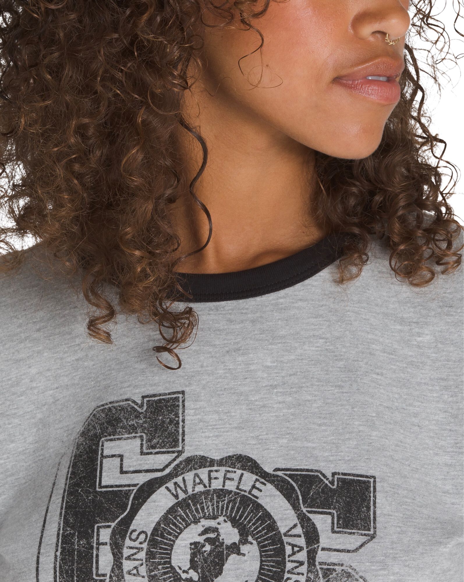 Vans Women's Campus Tour Ringer T Shirt