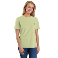 Carhartt Women's Loose Fit Heavyweight Pocket T Shirt Front_Flat