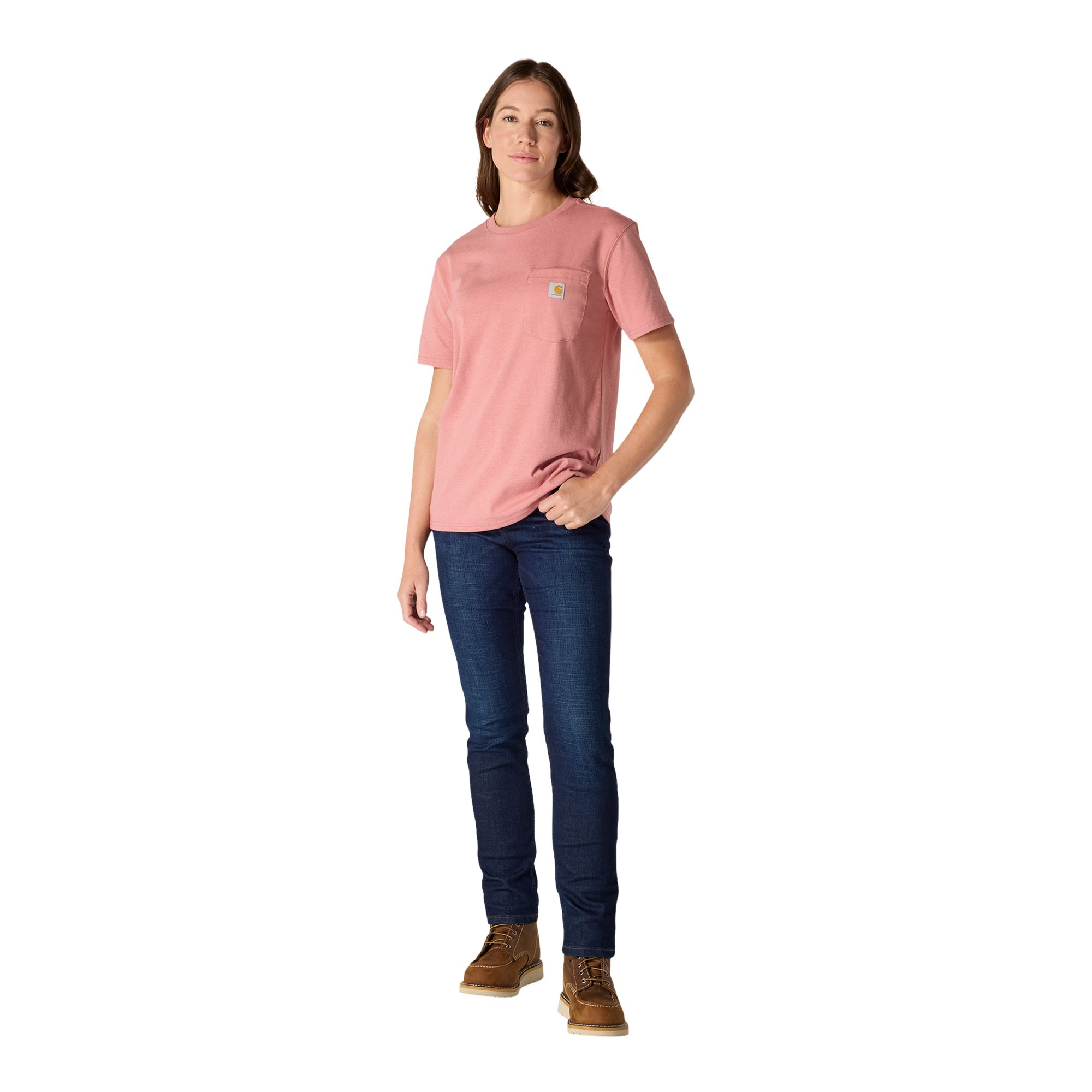 Carhartt Women's Loose Fit Heavyweight Pocket T Shirt
