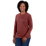 Carhartt Women's Loose Fit Logo Long Sleeve T Shirt Front_Angled_Left