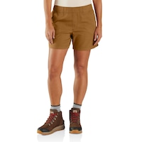 Carhartt Women's Force® Ripstop Shorts Front_Flat