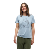 Tentree Women's Clifftop T Shirt Front_Flat