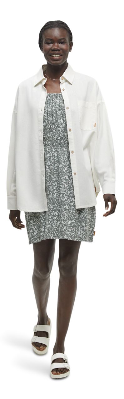 Tentree Women's West End Oversized Long Sleeve Shirt