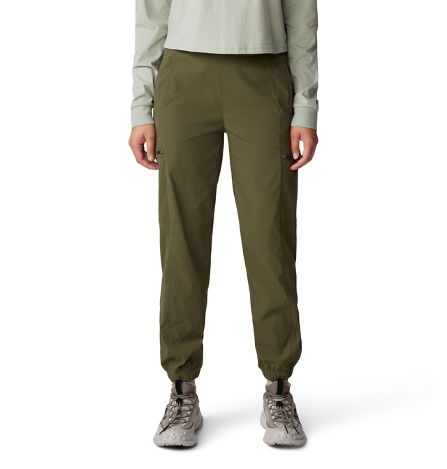 Mountain Hardwear Women's Dynama™ High Rise Utility Jogger Pants Front_Flat