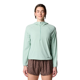 Mountain Hardwear Women's Sunshield UPF 1/2 Zip Hoodie Front_Flat