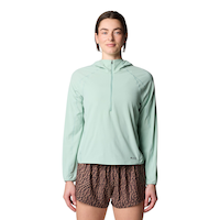 Mountain Hardwear Women's Sunshield UPF 1/2 Zip Hoodie Front_Flat