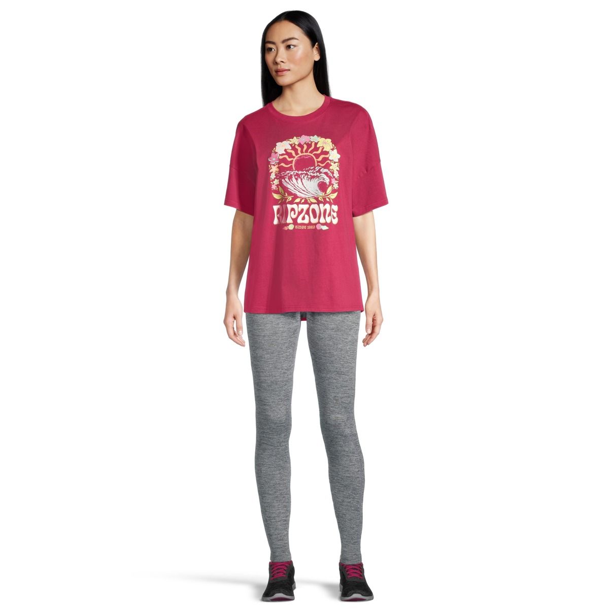 Ripzone Women's Remmy Graphic Boyfriend T Shirt