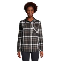 Ripzone Women's Quinn Flannel Shirt Front_Flat