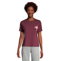 Ripzone Women's Lounge Pocket T Shirt Front_Flat