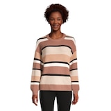 Ripzone Women's Harlo Knitted Crew Sweater Front_Flat