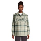 Ripzone Women's Buffalo Shacket Front_Flat