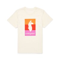 Cotopaxi Women's Llama Block Organic T Shirt Front_Flat