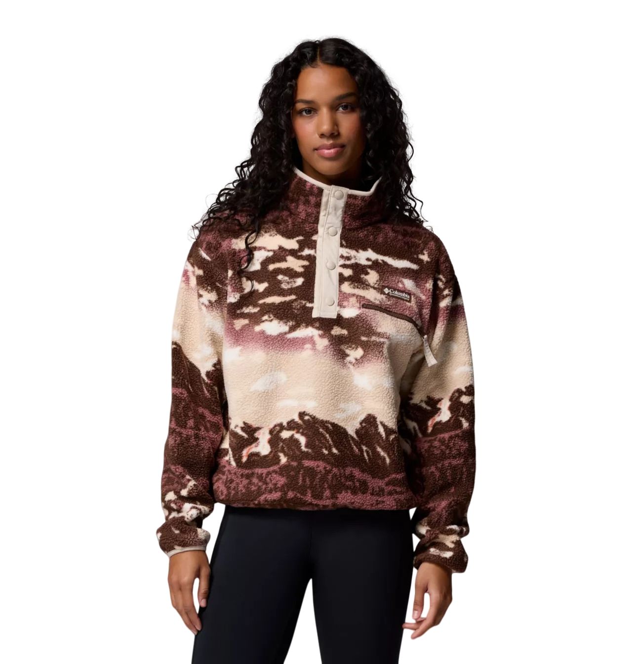 Columbia Women's Helvetia™ II Printed Half Snap Fleece Pullover