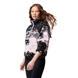 Columbia Women's Helvetia™ II Printed Half Snap Fleece Pullover Front_Angled_Left