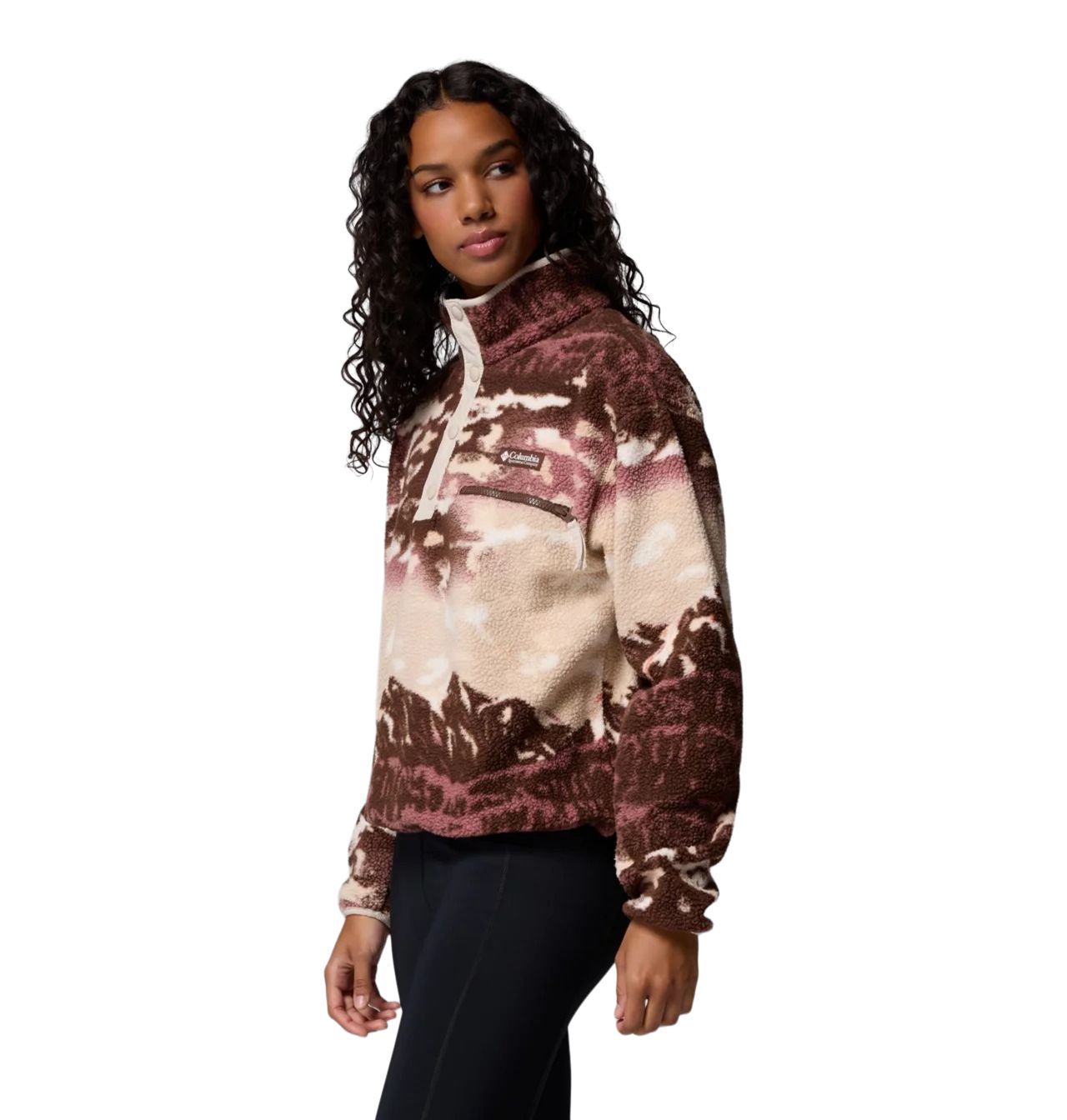 Columbia Women's Helvetia™ II Printed Half Snap Fleece Pullover