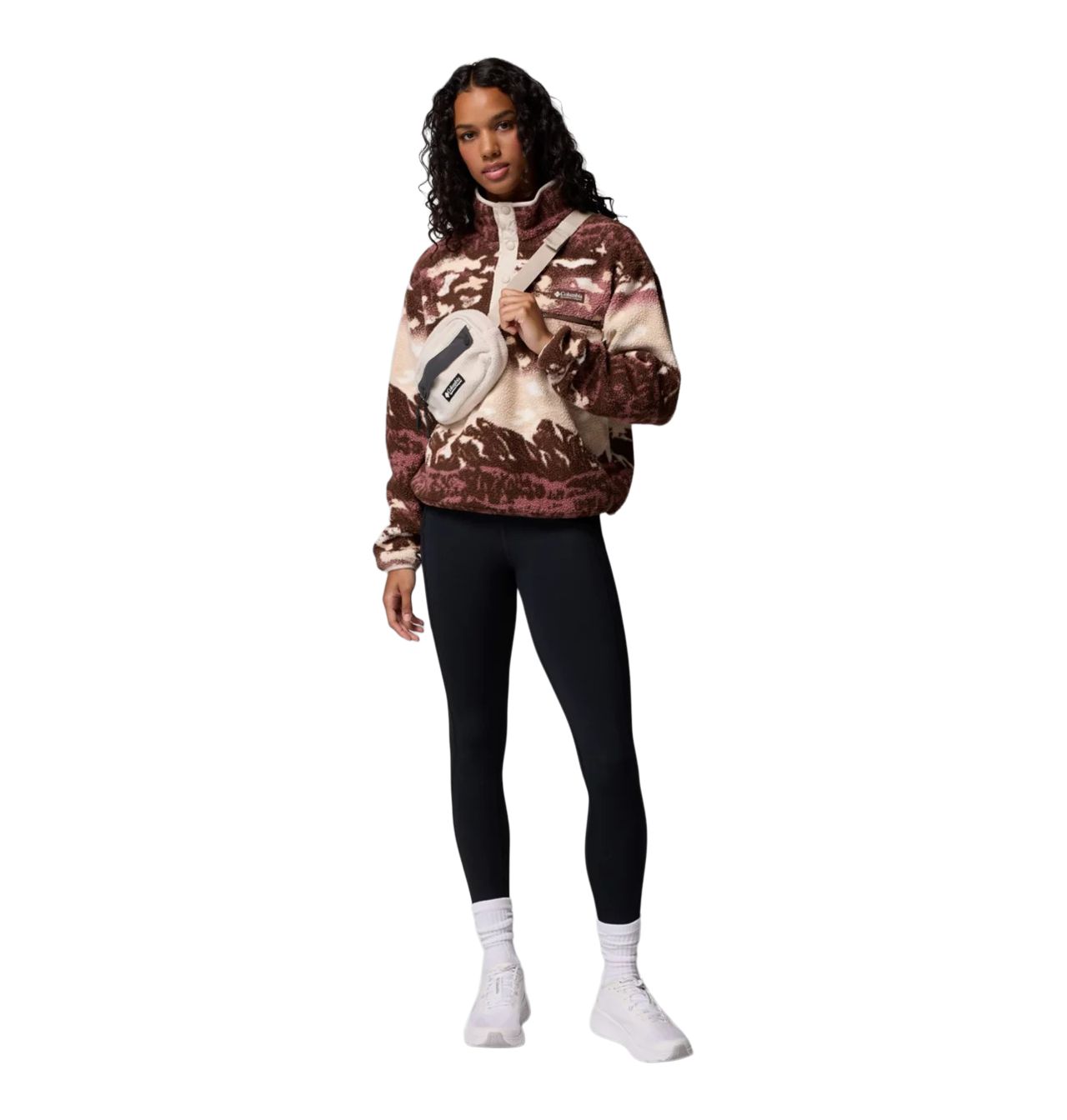 Columbia Women's Helvetia™ II Printed Half Snap Fleece Pullover