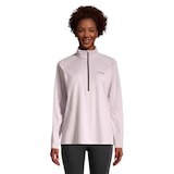 Columbia Women's Driventure 1/2 Zip Long Sleeve Top Front_Flat