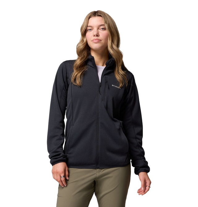 Columbia Women's Essential Hike Grid Full Zip Long Sleeve Top