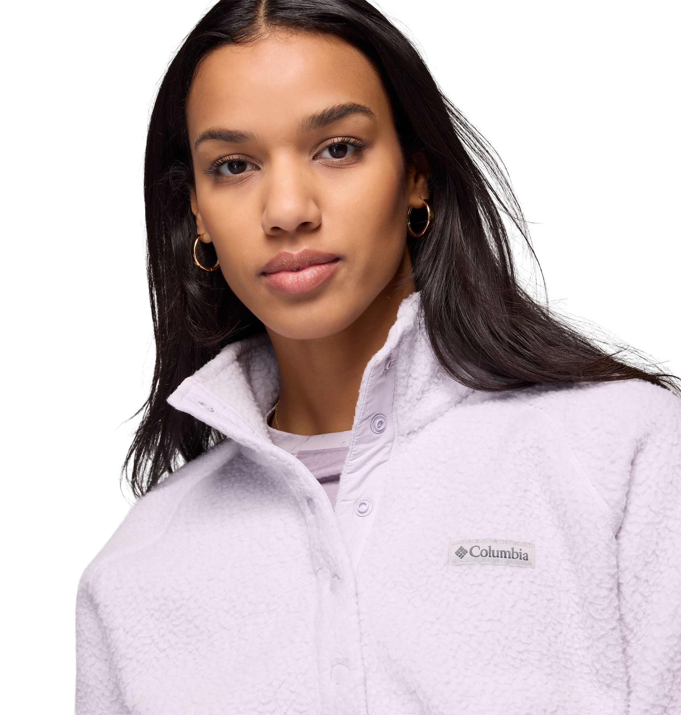 Columbia Women's Jasper Ridge Pebble Half-Snap Long Sleeve Fleece Top