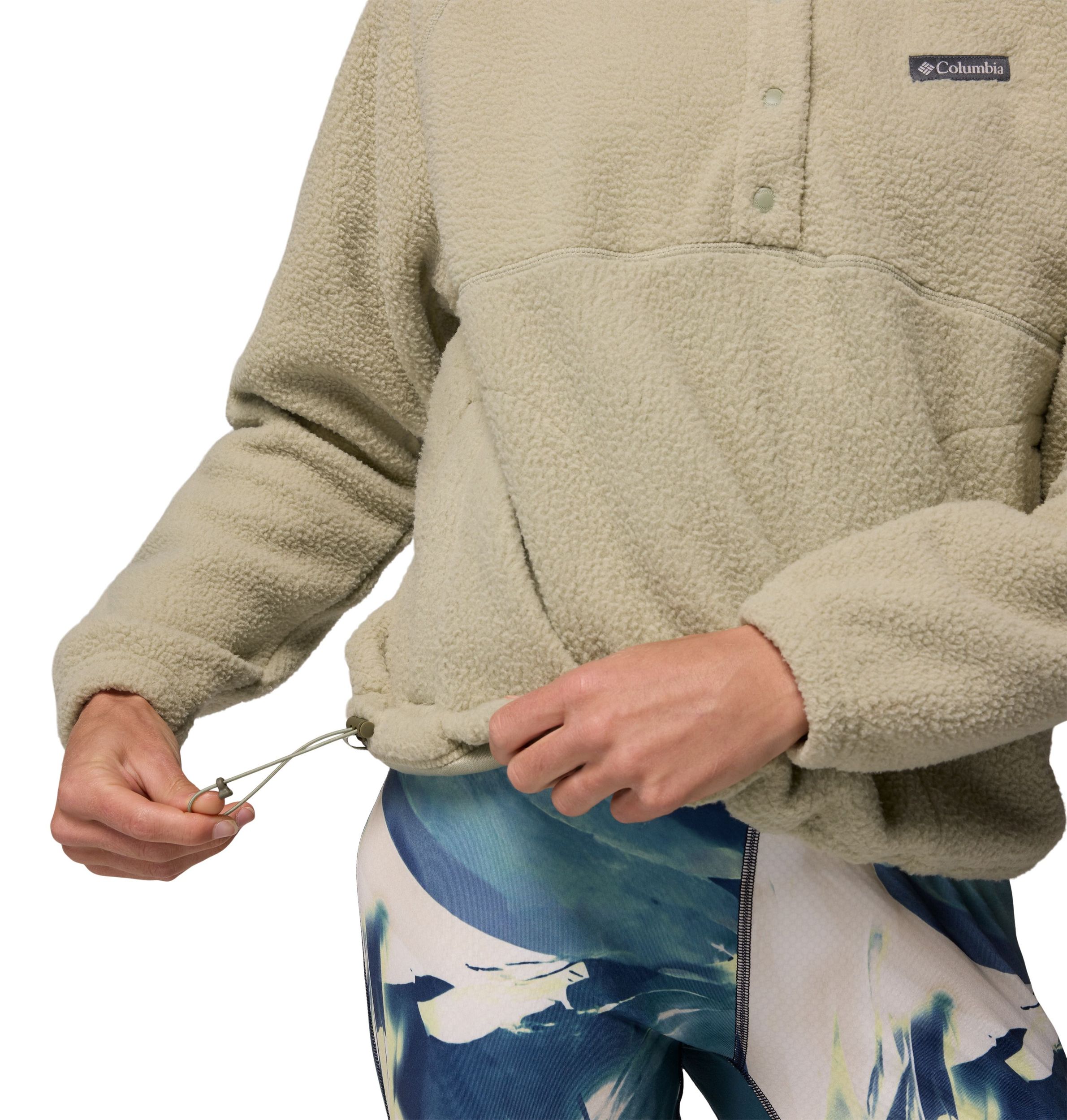 Columbia Women's Jasper Ridge Pebble Half-Snap Long Sleeve Fleece Top