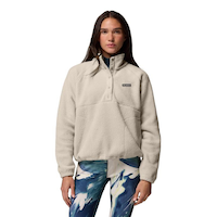 Columbia Women's Jasper Ridge Pebble Half-Snap Long Sleeve Fleece Top Front_Flat
