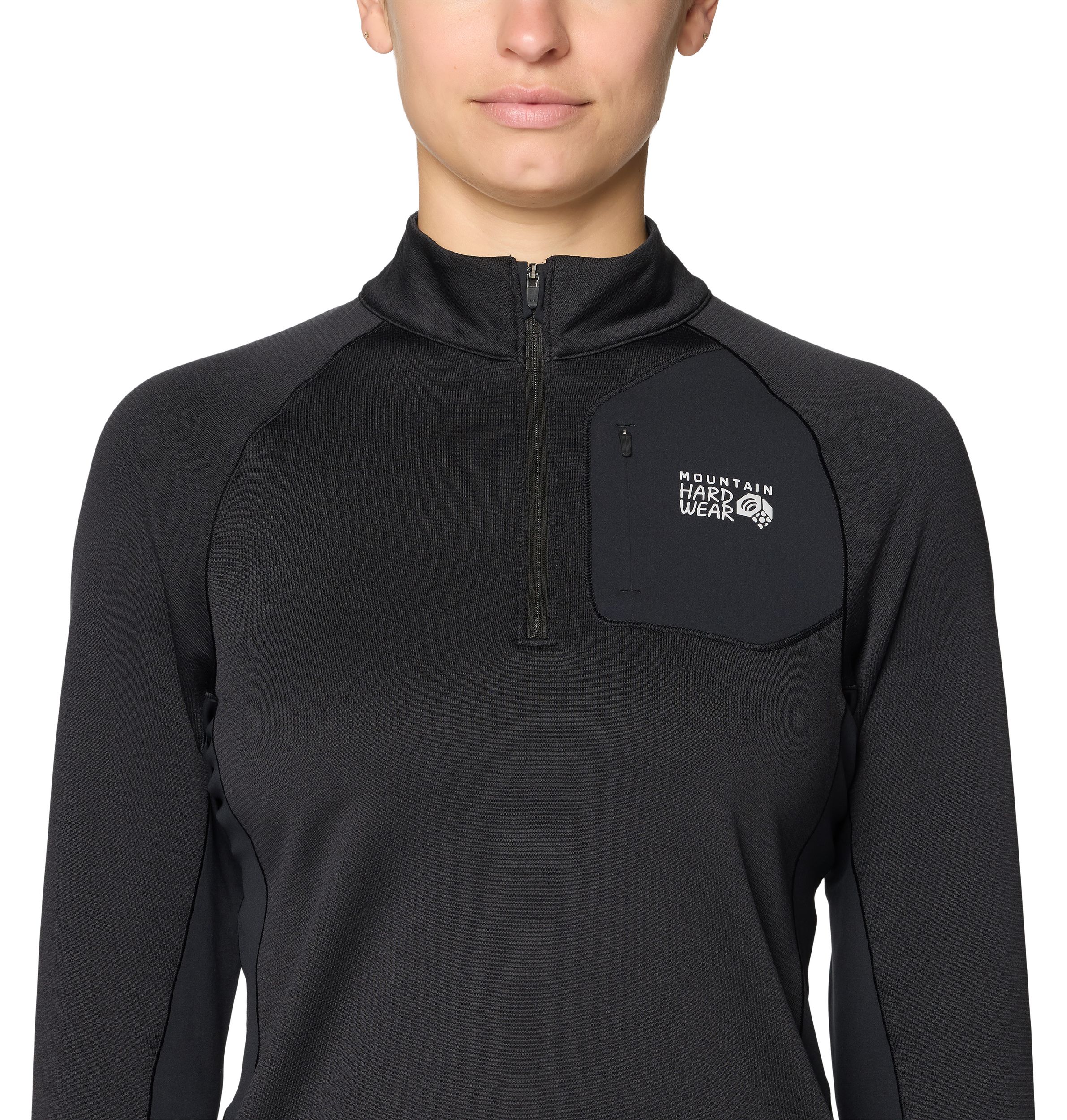 Mountain Hardwear Women's First Up 1/2 Zip Pullover Long Sleeve Top