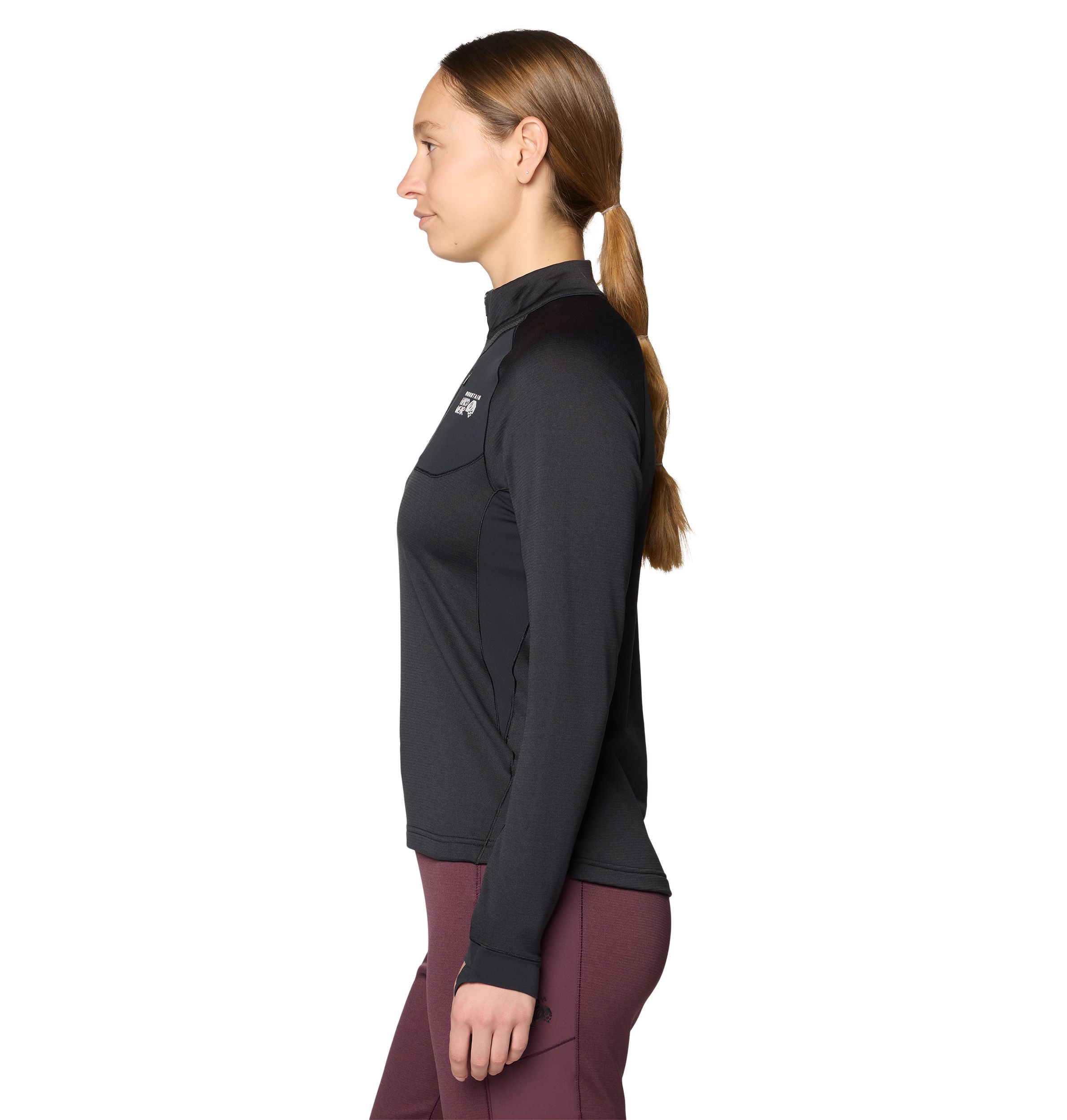 Mountain Hardwear Women's First Up 1/2 Zip Pullover Long Sleeve Top