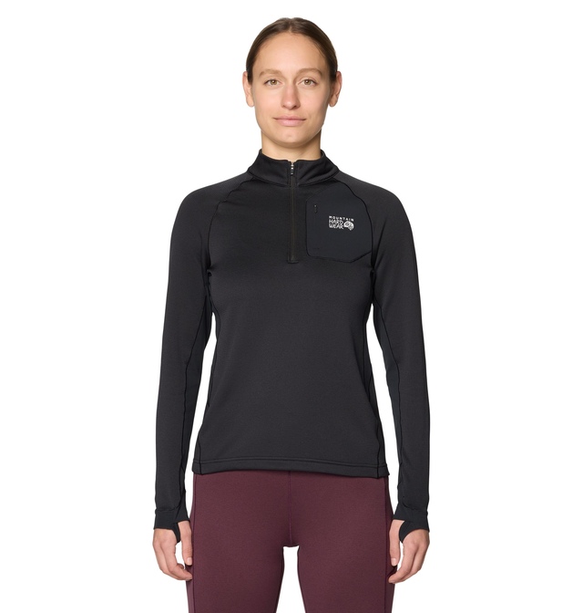Mountain Hardwear Women's First Up 1/2 Zip Pullover Long Sleeve Top