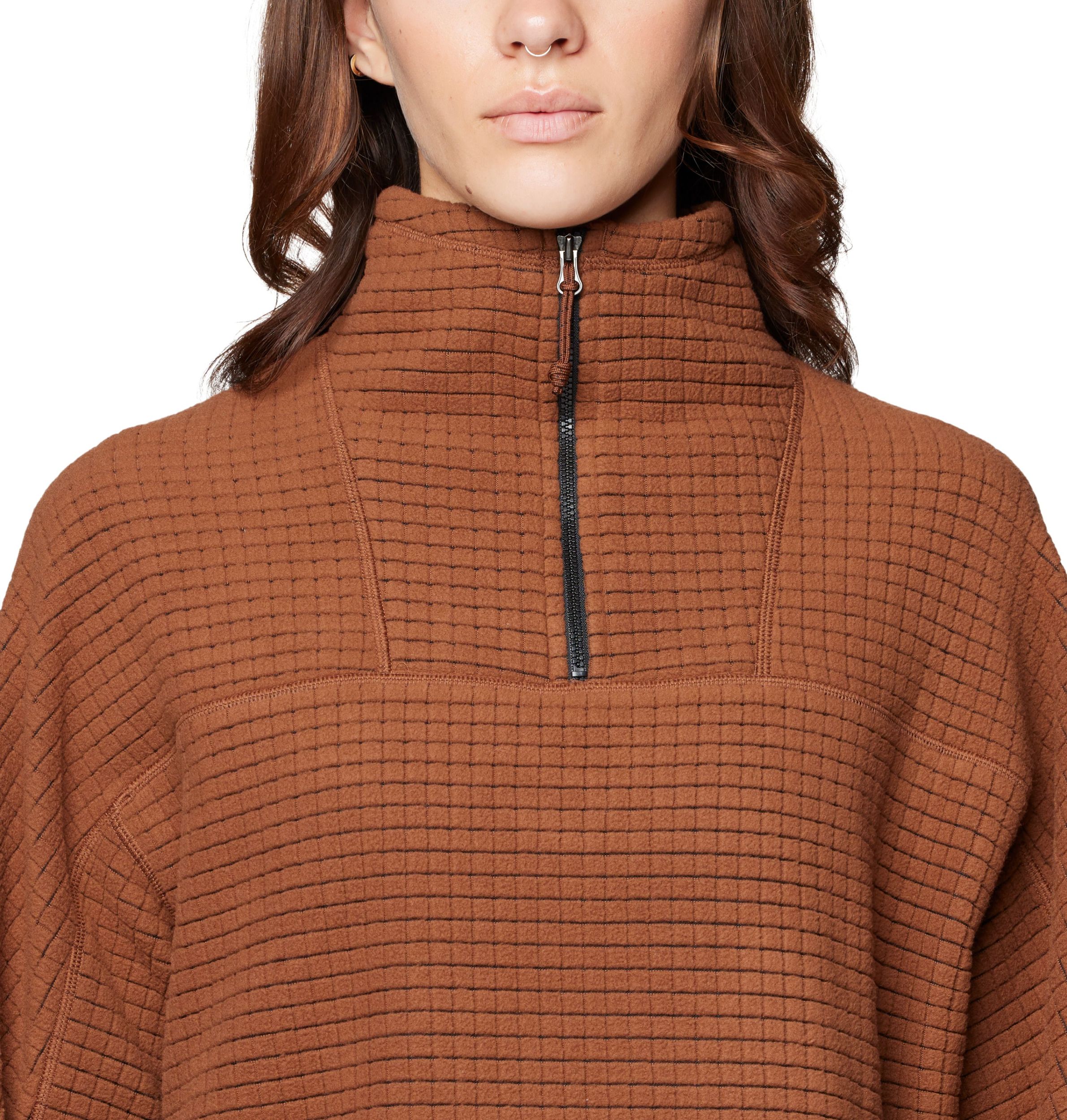 Mountain Hardwear Women's Summit Grid™ Big Grid 1/2 Zip Long Sleeve Top