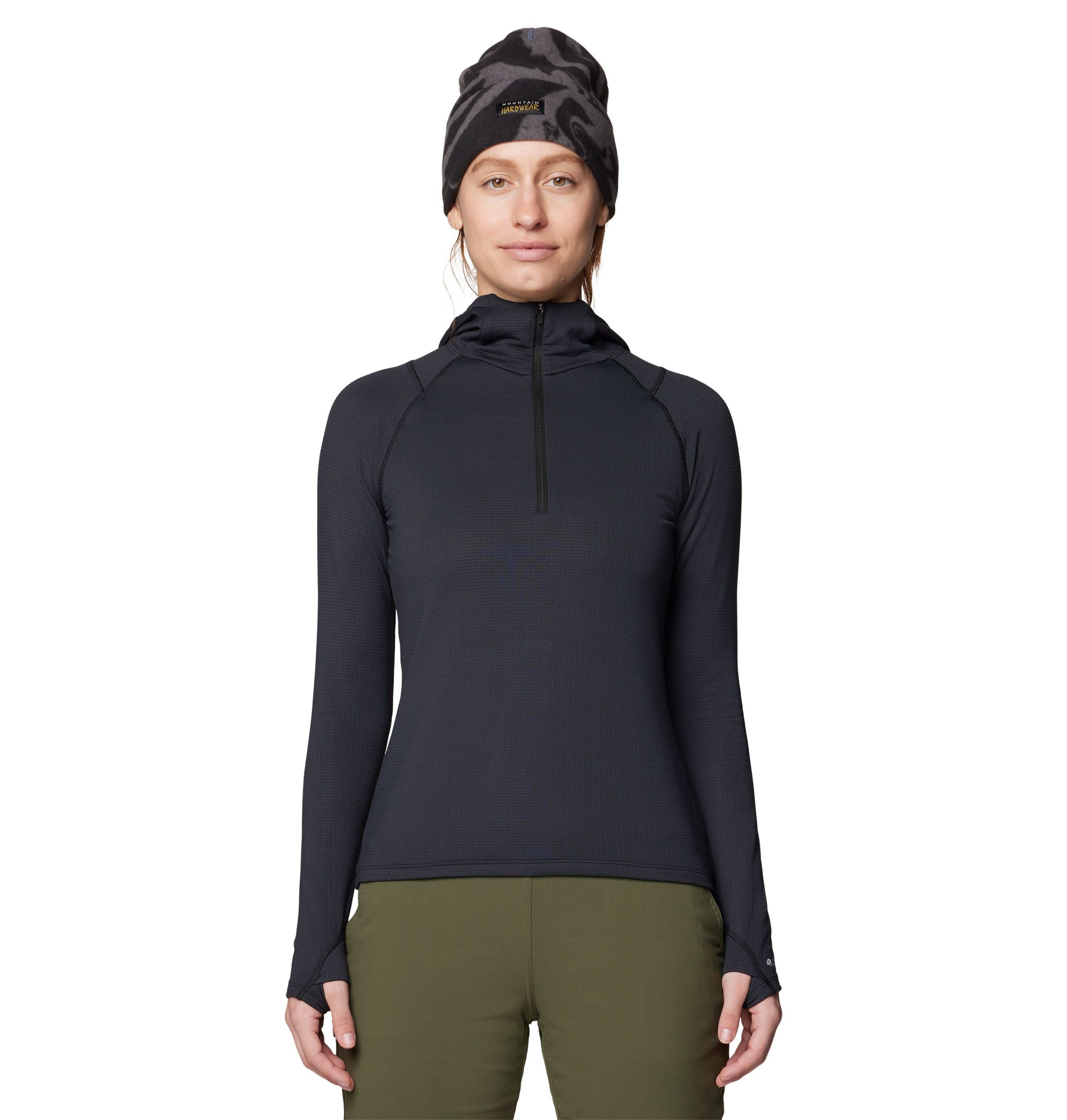 Mountain Hardwear Women's Crater Lake™ Heavyweight 1/2 Zip Hoodie with UPF 50+ Sun Protection