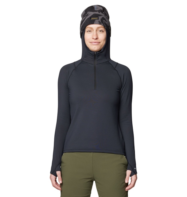 Mountain Hardwear Women's Crater Lake™ Heavyweight 1/2 Zip Hoodie with UPF 50+ Sun Protection