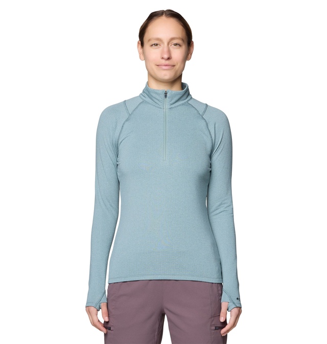 Mountain Hardwear Women's Crater Lake™ Heavyweight All Over Print 1/2 Zip Long Sleeve Top with UPF 50+ Sun Protection